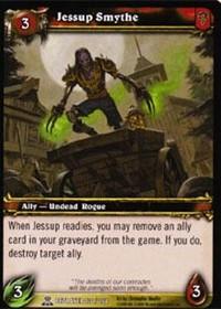 warcraft tcg servants of betrayer jessup smythe