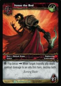 warcraft tcg servants of betrayer jonas the red