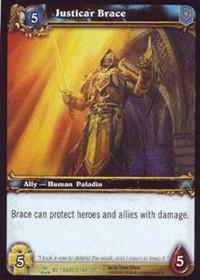 warcraft tcg servants of betrayer justicar brace