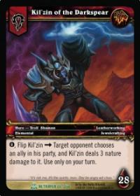 warcraft tcg servants of betrayer kil zin of the darkspear