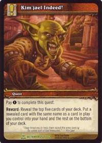 warcraft tcg servants of betrayer kim jael indeed