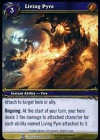 warcraft tcg servants of betrayer living pyre