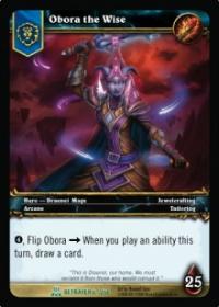 warcraft tcg servants of betrayer obora the wise