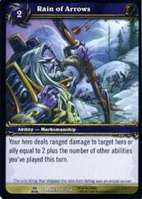 warcraft tcg servants of betrayer rain of arrows