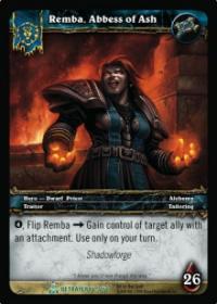 warcraft tcg servants of betrayer remba abbess of ash