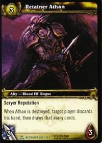 warcraft tcg servants of betrayer retainer athan