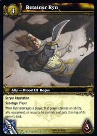 warcraft tcg servants of betrayer retainer ryn