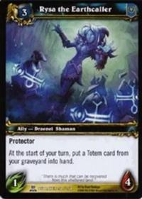 warcraft tcg servants of betrayer rysa the earthcaller