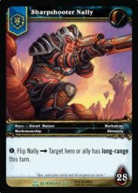 warcraft tcg servants of betrayer sharpshooter nally