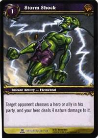 warcraft tcg servants of betrayer storm shock