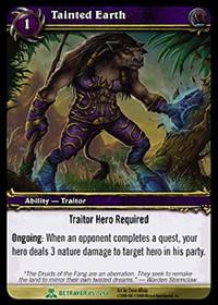 warcraft tcg servants of betrayer tainted earth