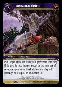 warcraft tcg the dark portal ancestral spirit