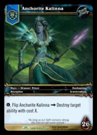 warcraft tcg the dark portal anchorite kalinna