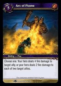 warcraft tcg the dark portal arc of flame