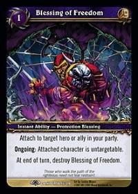 warcraft tcg the dark portal blessing of freedom