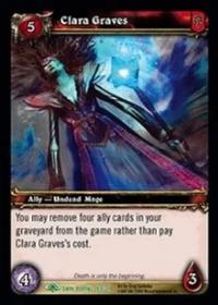 warcraft tcg the dark portal clara graves