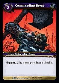 warcraft tcg the dark portal commanding shout