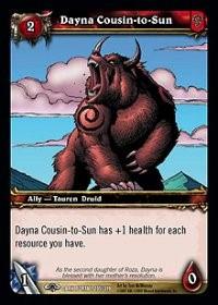 warcraft tcg the dark portal dayna cousin to sun