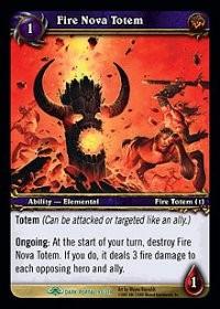 warcraft tcg the dark portal fire nova totem