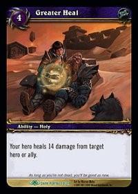 warcraft tcg the dark portal greater heal