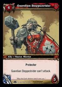 warcraft tcg the dark portal guardian steppestrider