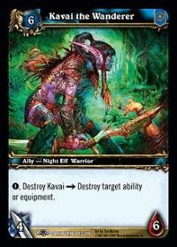 warcraft tcg the dark portal kavai the wanderer