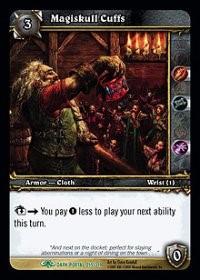 warcraft tcg the dark portal magiskull cuffs