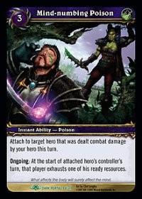 warcraft tcg the dark portal mind numbing poison