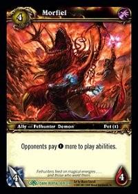 warcraft tcg the dark portal morfiel