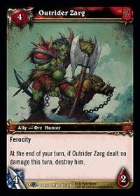 warcraft tcg the dark portal outrider zarg