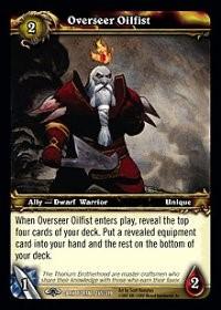 warcraft tcg the dark portal overseer oilfist