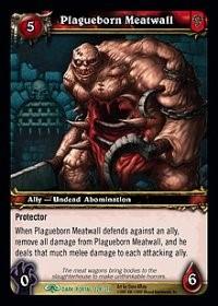 warcraft tcg the dark portal plagueborn meatwall