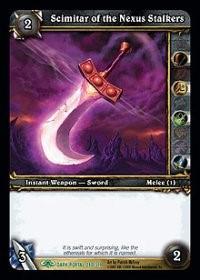 warcraft tcg the dark portal scimitar of the nexus stalkers