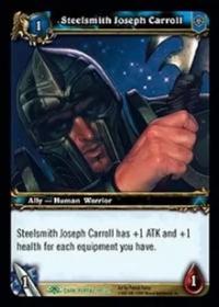 warcraft tcg the dark portal steelsmith joseph carroll