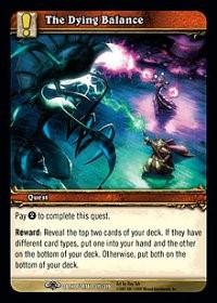 warcraft tcg the dark portal the dying balance