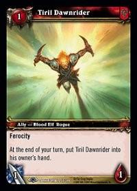 warcraft tcg the dark portal tiril dawnrider