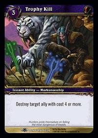 warcraft tcg the dark portal trophy kill