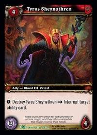 warcraft tcg the dark portal tyrus sheynathren