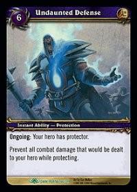 warcraft tcg the dark portal undaunted defense