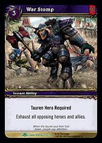 warcraft tcg the dark portal war stomp