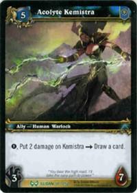 warcraft tcg the hunt for illidan acolyte kemistra