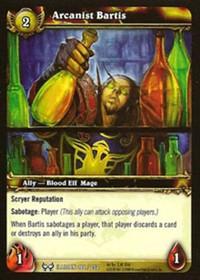 warcraft tcg the hunt for illidan arcanist bartis