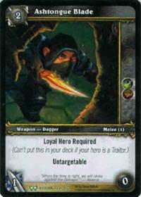 warcraft tcg the hunt for illidan ashtongue blade