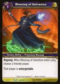 warcraft tcg the hunt for illidan blessing of salvation