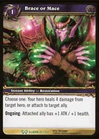 warcraft tcg the hunt for illidan brace or mace