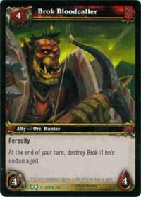 warcraft tcg the hunt for illidan brok bloodcaller