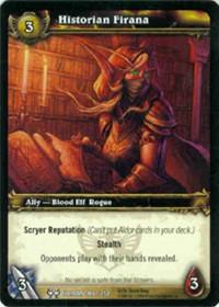 warcraft tcg the hunt for illidan historian firana