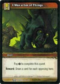 warcraft tcg the hunt for illidan i was a lot of things
