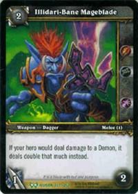 warcraft tcg the hunt for illidan illidari bane mageblade