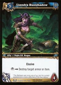 warcraft tcg the hunt for illidan liandra rustshadow